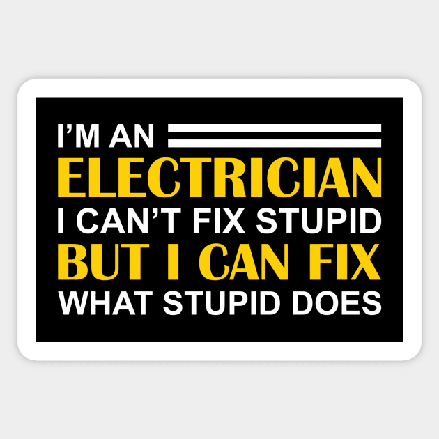 Proud Electrician Sticker by Statement-Designs